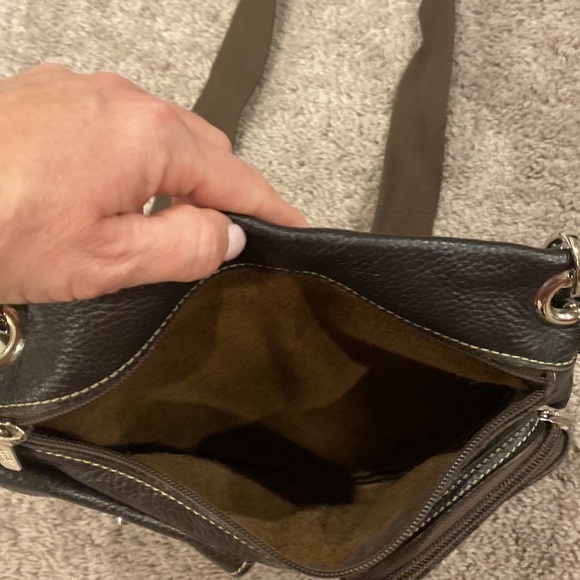 Roots leather crossbody bag - Picture 4 of 5